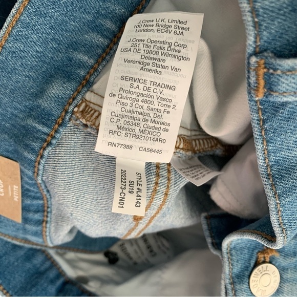 Madewell Petite Wide-Leg Crop Jeans in Delancey Wash size 37P NWT - Picture 8 of 9